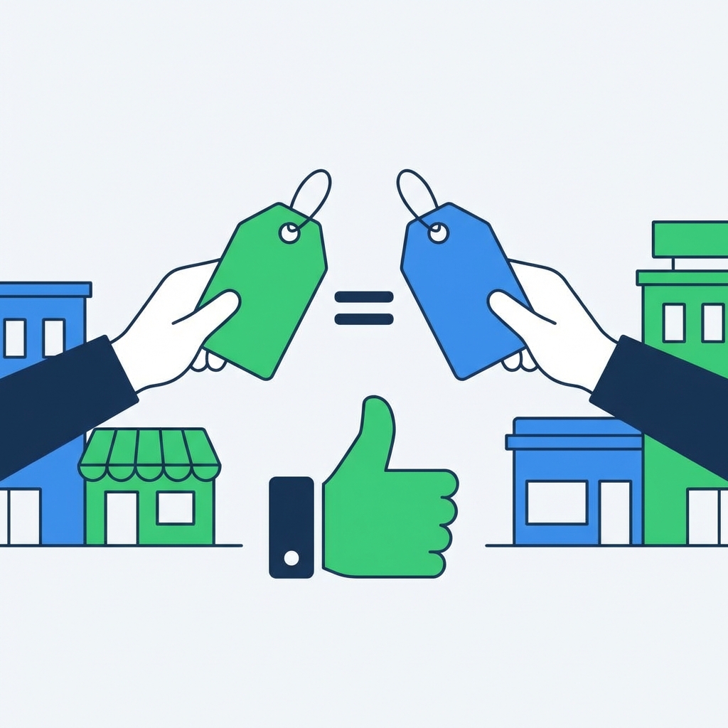 Price matching illustration