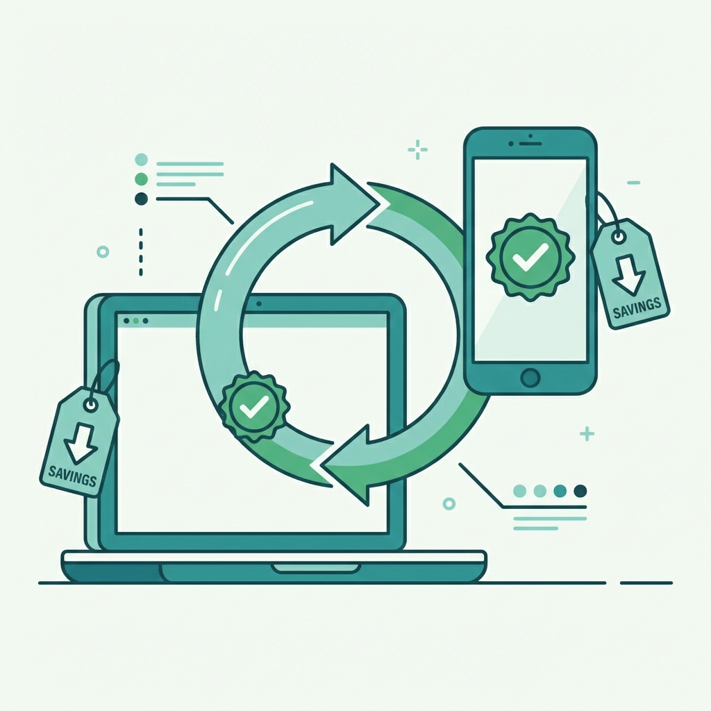 Refurbished products illustration