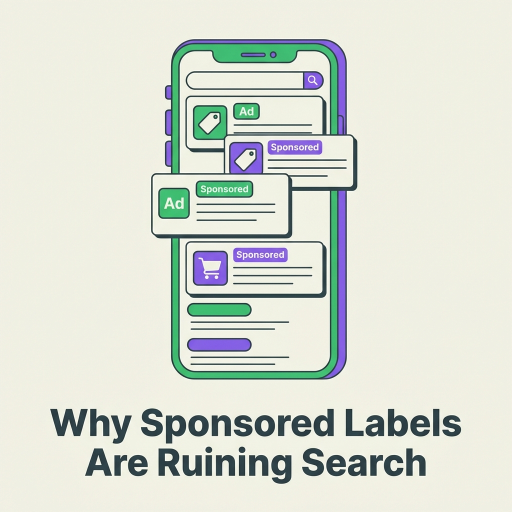 Sponsored labels illustration