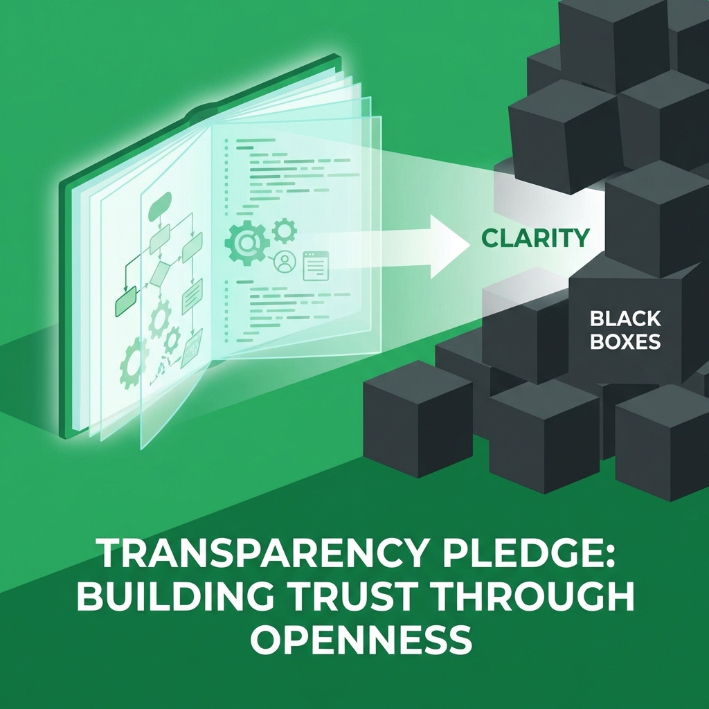 Transparency pledge illustration
