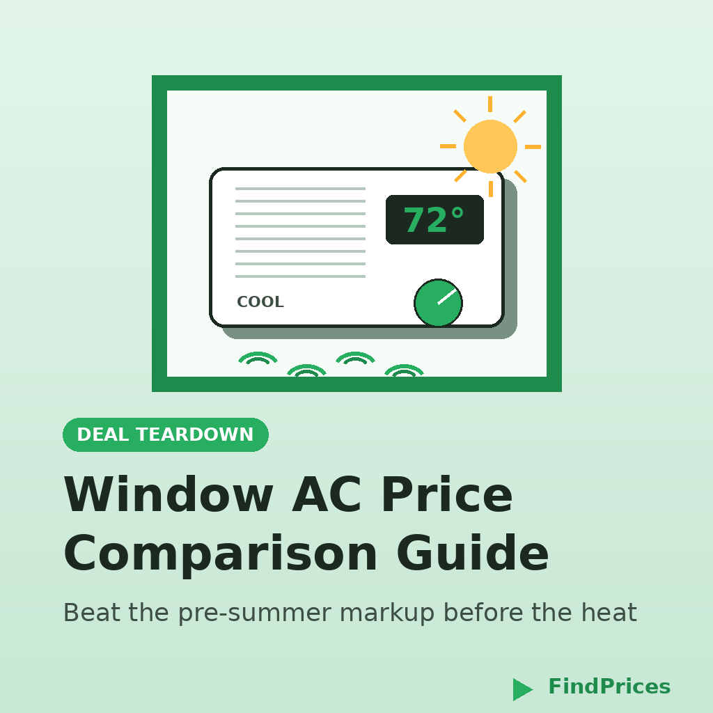 Window Air Conditioners: How to Compare Prices Before the Heat Wave Hits